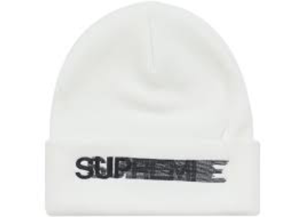 Supreme Motion Logo Beanie (SS23) White
