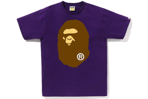 BAPE Big Ape Head Tee (SS23) Purple